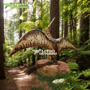 Animatronic Quetzalcoatlus Flying <span class=keywords><strong>Pterosauria</strong></span> Dinosaur para centros comerciales Aeropuertos públicos Guardería Kindergarten Escuelas Metal - Product Image 5