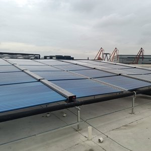 Industrial <b>Solar</b> Air Source Heat <b>Pump</b> Water Heater System Commercial Energy Saving Flat Ground Installation Metal Housing Split - Product Image 2