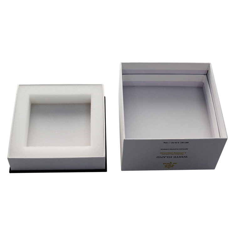 custom logo kraft paper candle gift card folding candle packaging boxes luxury gift box for candles