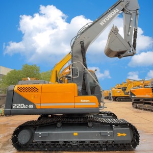 อะไหล่ใหม่ 95% รถขุดไฮดรอลิกแบบตีนตะขาบ Hyundai 220LC-9S รับประกัน 1 ปี รถขุดมือสอง Hyundai 220-9S 220-9 220 215 225 305LC-9T - Product Image 2