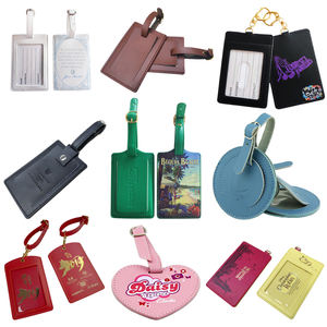 Étiquette de bagage authentique de qualité supérieure en cuir PU personnalisé de qualité supérieure - Product Image 6