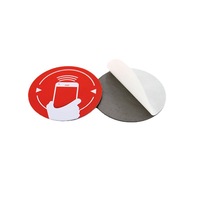 Étiquette NFC anti-métal fiable 13,56 MHz ISO14443A avec logo personnalisé et couche autocollante