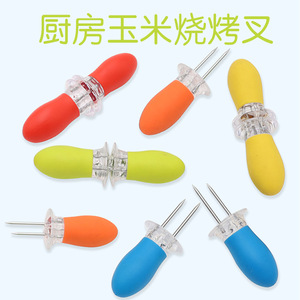 Brochettes de barbecue Chef Season Show avec manche en caoutchouc, matériau ABS, multicolores, outils de grillade en plein air - Product Image 5