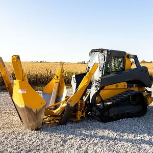 Hoge Efficiëntie Skid Stuur Loader Met Boom Spade Voor Het Transplanteren Van Bomen Lage Prijs Tuinmachine