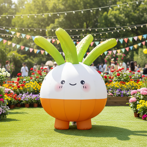 โมเดลผักแครอทการ์ตูนเป่าลมแบบกำหนดเองสำหรับกิจกรรมและการโฆษณาผัก<span class=keywords><strong>ต่างๆ</strong></span> - Product Image 1