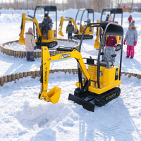 Mini-excavatrice électrique pour enfants WZD-11 VEKAIN pour jeux de maison de poupée, jeux pour enfants, manèges de parc d'attractions intérieur