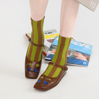 Nouvelles Chaussettes Classiques en Coton Respirant pour Femme, Longueur Ras du Cou, Style Arabe Tendance, Logo Intégré, Collection Automne 2025