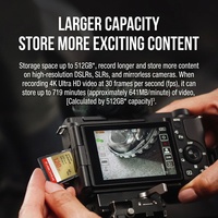 Tarjeta SD de Alto Rendimiento de 128 GB para Tarjeta de Memoria SanDisk Extreme UHS-I
