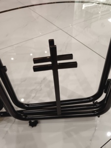 THR-9 stile europeo in metallo camion della chiesa carrelli prodotti funebri per la sistemazione della bara - Product Image 4