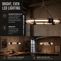 Lustre suspendu LED design industriel en laiton de style nordique de luxe XZ Retro Island pour plafond haut, idéal pour cuisine