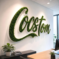 Enseigne personnalisée en mousse avec logo, Décoration murale en mousse de renne, Enseigne murale en mousse pour bureau, Lettres personnalisées en mousse, Signalétique en mousse pour entreprise