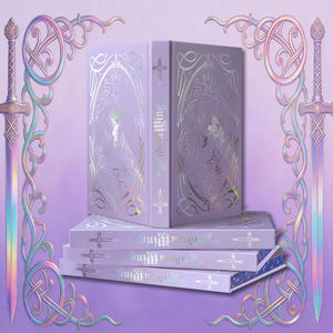 Custom Hardcover Sprayed Edge Fantasy Novel <b>Book</b> Printing Holographic Foil Stamping Special Edition Manufacturer - Product Image 2
