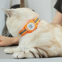 Le plus récent collier Gps pour animaux de compagnie de Code QR d'étiquette d'identification de chien réglable avec le support d'Airtag de collier de chat pour le traqueur d'animal familier