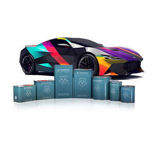 Vente en gros de <span class=keywords><strong>peinture</strong></span> automobile noire classique, code couleur B02, résine acrylique liquide 2K, application par pulvérisation - Product Image 5