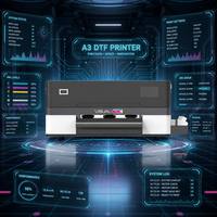 Imprimante DTF A3 VISUAL-TEX XP600 haute vitesse pour impression directe sur film, pour t-shirts, logos personnalisés, vêtements, 330 mm, neuve