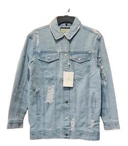Veste occidentale légère en denim de qualité supérieure pour femmes Offre Spéciale à la mode courte lot de stock au Bangladesh matériau de remplissage en coton - Product Image 6