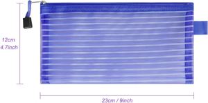 Pochette de voyage en nylon avec fermeture éclair, format A6, portable et légère, pour documents, en plastique, idéale pour les voyages - Product Image 2