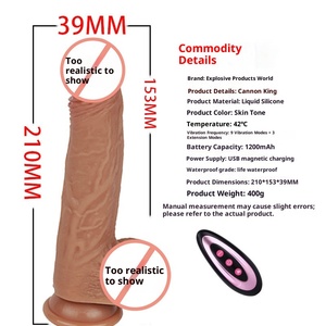 Consolador para masaje para uso individual o <span class=keywords><strong>parejas</strong></span> mejora la <span class=keywords><strong>experiencia</strong></span> sensual - Product Image 4