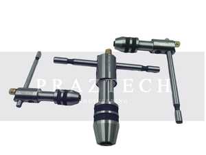 Porte-taraud à cliquet de type T facile à utiliser avec mâchoires en acier à outils indépendantes - Product Image 2