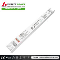 Caja de plástico de corriente constante Transformador Led Ip20 100W 1600mA DMX Atenuación Controlador Led