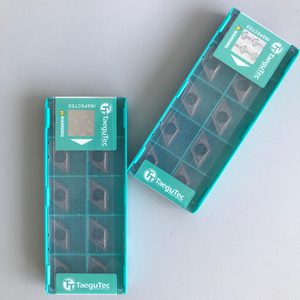 HRC45HRC 10ชิ้นสามารถปรับแต่งได้3PKT TT9080 100408R-ML CNC ทังสเตนคาร์ไบด์แทรกสแตนเลสสตีลเครื่องกลึงโลหะ PVD เคลือบ - Product Image 5