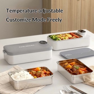 Nueva Lonchera Eléctrica Portátil Recargable por USB con Calentamiento Rápido, Pantalla Digital Inteligente, para Comidas Calientes <span class=keywords><strong>en</strong></span> <span class=keywords><strong>la</strong></span> Oficina - Product Image 4