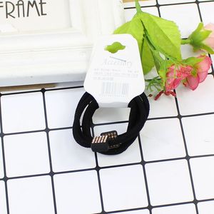 Hair Ties <b>Braided</b> Elastic Hair Bands With Rhinestone Decor Daily Use <b>Accessories</b> Spring 2023 Jinhua Origin - Product Image 2