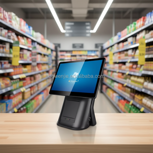 Terminal Punto de Venta con Pantalla Táctil Completa de 15/17 Pulgadas, Sistema de Punto de Venta Todo en Uno, Caja Registradora <span class=keywords><strong>para</strong></span> Comercio Minorista, Salón, Tienda, Negocio - Product Image 6