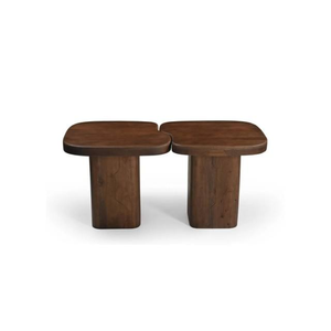 Mesa Auxiliar de Madera Maciza Tallada a Mano, Artesanía de Primera Calidad, Diseño Elegante, Resistente y Duradera, Mesa Decorativa de Madera Natural - Product Image 3