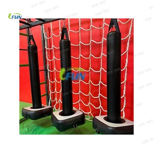 Pista Ninja Inflable para Interiores y Exteriores, Material Drop Stitch, Divertido Diseño de Carrera Ninja Warrior para Centros de Entrenamiento - Product Image 2