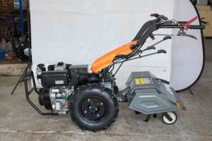 Cultivateur rotatif polyvalent 2 roues motrices, facile à utiliser, tracteur <span class=keywords><strong>de</strong></span> jardin à conducteur marchant, petit tracteur. - Product Image 3