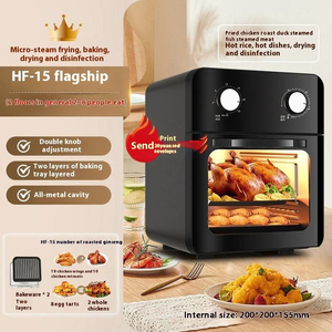 หม้อทอดไร้น้ำมันอุตสาหกรรมแบบดิจิตอล หม้อทอดไร้น้ำมันแบบกลไก เครื่องปิ้งขนมปังพร้อมระบบหมุนเวียนลมร้อน หม้อทอดไร้น้ำมันไฟฟ้า - Product Image 6