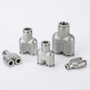 ข้อต่อสแตนเลสแบบ PY เชื่อมต่อเร็ว ขนาด 8 มม. และ 12 มม. สำหรับท่อลม ข้อต่อระบบนิวเมติกสำหรับท่อพลาสติก - Product Image 5