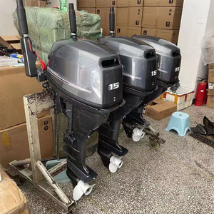 Moteur 4 temps 15 CV avec démarrage, arbre long / court - Product Image 1