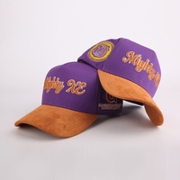 Gorra de Béisbol Personalizada con Logotipo Bordado en 3D de Alta Calidad, Estilo Urbano, 5 Paneles, Visera de Gamuza, Cierre a Presión para Hombre
