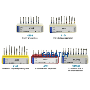 10 cái Nhà Máy Giá Nha Khoa Kim Cương burs <span class=keywords><strong>Carbide</strong></span> nha khoa burs giá rẻ cụ nha khoa <span class=keywords><strong>BUR</strong></span> Kit - Product Image 3