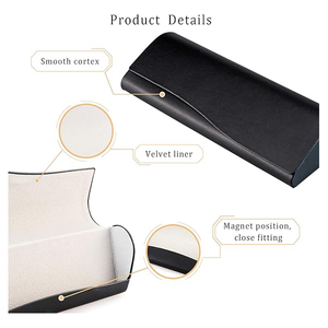 Bán buôn tùy chỉnh kính trường hợp Xách Tay Da Kính mát trường hợp cá nhân kính trường hợp biểu tượng tùy chỉnh - Product Image 5