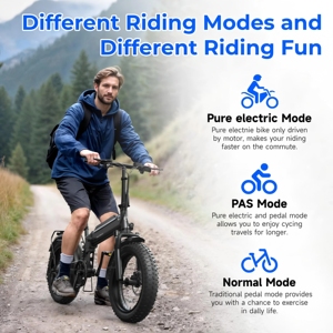 Vélo électrique <span class=keywords><strong>pliable</strong></span> 250W 36V 20 pouces avec batterie 10.4Ah - Vélo électrique <span class=keywords><strong>pliable</strong></span> léger pour les trajets domicile-travail/la ville (adultes) - Product Image 5