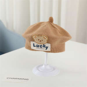 Chapeau pour enfant, <span class=keywords><strong>béret</strong></span> octogonal pour nouveau-né, accessoires de photographie, chapeau pour fille et garçon - Product Image 4