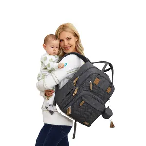 Reise Rucksack Großhandel billig hochwertige Luxus Wickelt asche Mami Windel Rucksack Baby Wickelt asche Baby