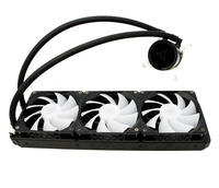 Refroidissement ARGB 200W Refroidisseur de processeur liquide AIO haute performance Radiateur air-eau RGB Dissipateur thermique Ventilateur 90mm Boîtier d'ordinateur Faible bruit 22dBA