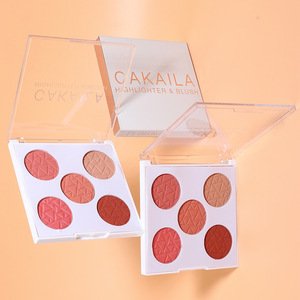 บลัชออนเนื้อแมตต์กันน้ำและติดทนนาน มี 5 สี เหมาะสำหรับการแต่งหน้าประจำวันของผู้หญิง - Product Image 5