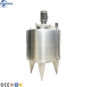 Stainless Steel Electric Heating Mixing Tank Drink Milk Emulsification Tank High Shear Emulsifier Tank
