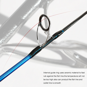 คันเบ็ดสปินนิ่งคาร์บอนน้ำหนักเบา 1.6 เมตร 1 ชิ้น 24T สำหรับตกปลาในน้ำจืด แอคชั่นปานกลางเร็ว ด้ามจับ EVA สำหรับปลาคาร์พและปลาเทราต์ 200 กรัม - Product Image 3