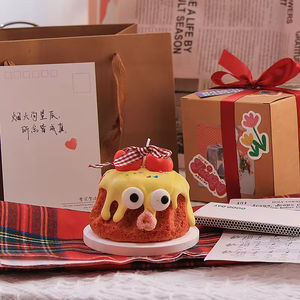 เทียนหอมน่ารัก กลิ่นหอมละมุน กล่องของขวัญสร้างสรรค์ ของที่ระลึก ของขวัญคริสต์มาส ของตกแต่งบ้าน หรูหรา โรแมนติก ของขวัญวันเกิด - Product Image 4