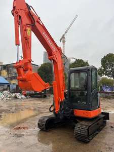 Mini-excavatrice Hitachi 50U d'occasion, 5 tonnes, modèle original japonais 2022, godet de 0,4 m, chenilles hydrauliques, moteur, boîte de vitesses, PLC, moteur - Product Image 4