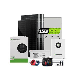 Système photovoltaïque d'énergie solaire hors réseau 3kW pour usage domestique avec contrôleur MPPT 3,5 kW 5,5 kW Options disponibles - Product Image 1