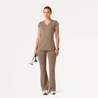 Tenues de travail décontractées pour femmes YUHONG en popeline de polyester, durables, respirantes et réutilisables, style tendance