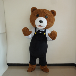 2025 unisexe XL ours en peluche mascotte Costume marron EVA en peluche adulte déguisement pour fête Halloween Cosplay avec accessoire de casque - Product Image 1