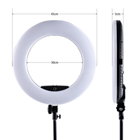 Anneau lumineux professionnel FD-480II pour photographie, selfie, vlog, vidéo, avec miroir + trépied de 2 m